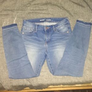 Old Navy Light Wash Rockstar Skinny Jeans